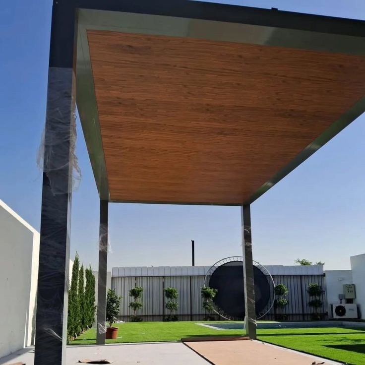 تركيب مظلات تلبيس بديل االخشب الرياض